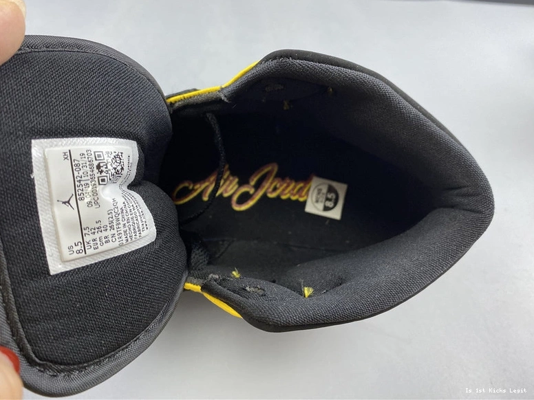 Mid 852542-087 - Amarillo Black Orange 1 Jordan 0402